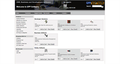Desktop Screenshot of gppsoftware.com